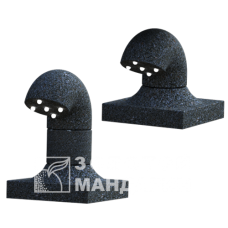 Стовпчик Лайт дуга h335. Завод Золотий Мандарин