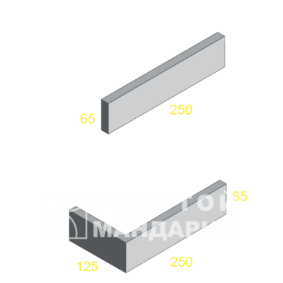 Облицювальний камінь Рейнбоу. Золотий Мандарин