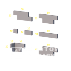 Облицювальний камінь Шале (кутовий елемент). Золотий Мандарин