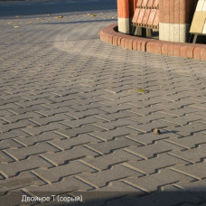 Тротуарна плитка Подвійне Т h100. Золотий Мандарин