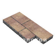 Тротуарна плитка Патерн h60. Золотий Мандарин